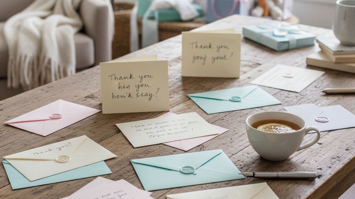 How to Write Baby Shower Thank You Notes That Feel Genuine