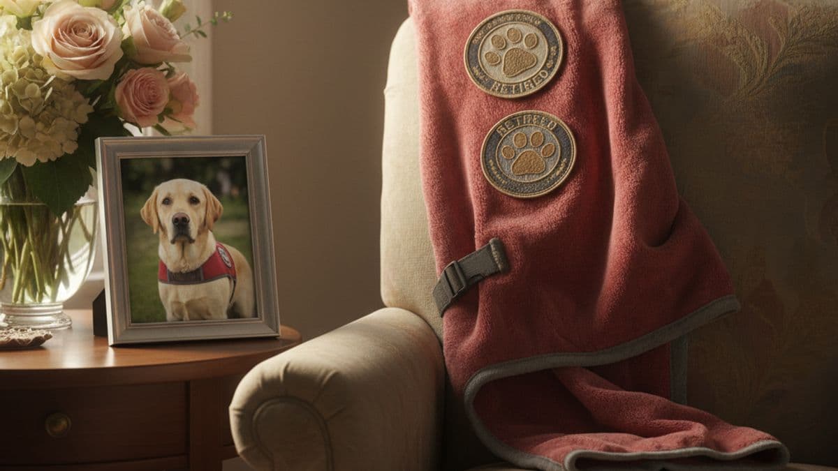 Honoring a Therapy or Service Animal After They Pass