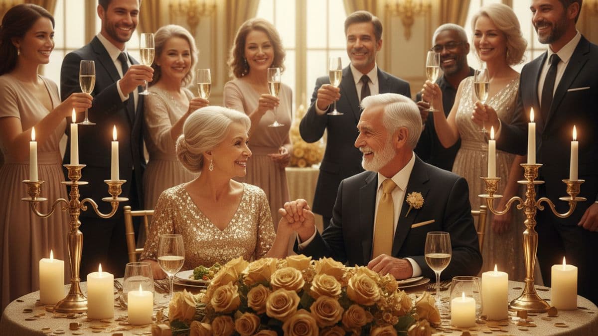 Gift Ideas for Parents' 50th Wedding Anniversary