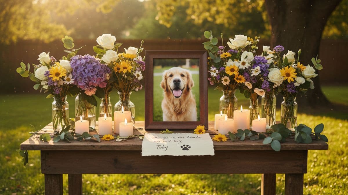 How to Hold a Pet Memorial Service
